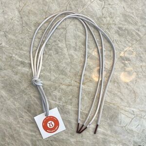 Lululemon Shoe Laces - Burgundy Tip